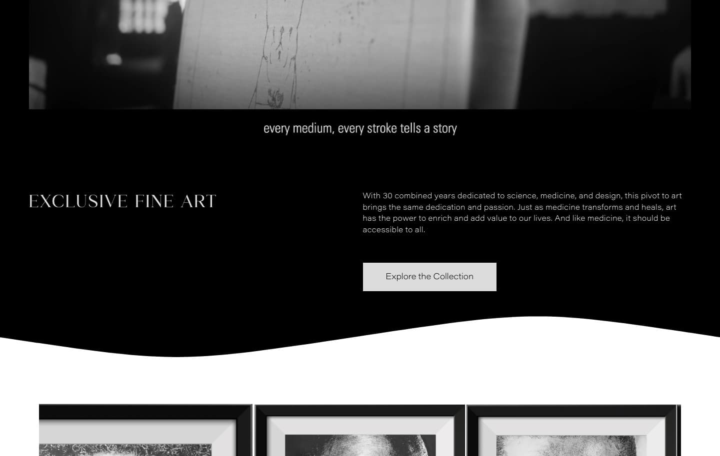 Charles Kaye Atelier — website preview