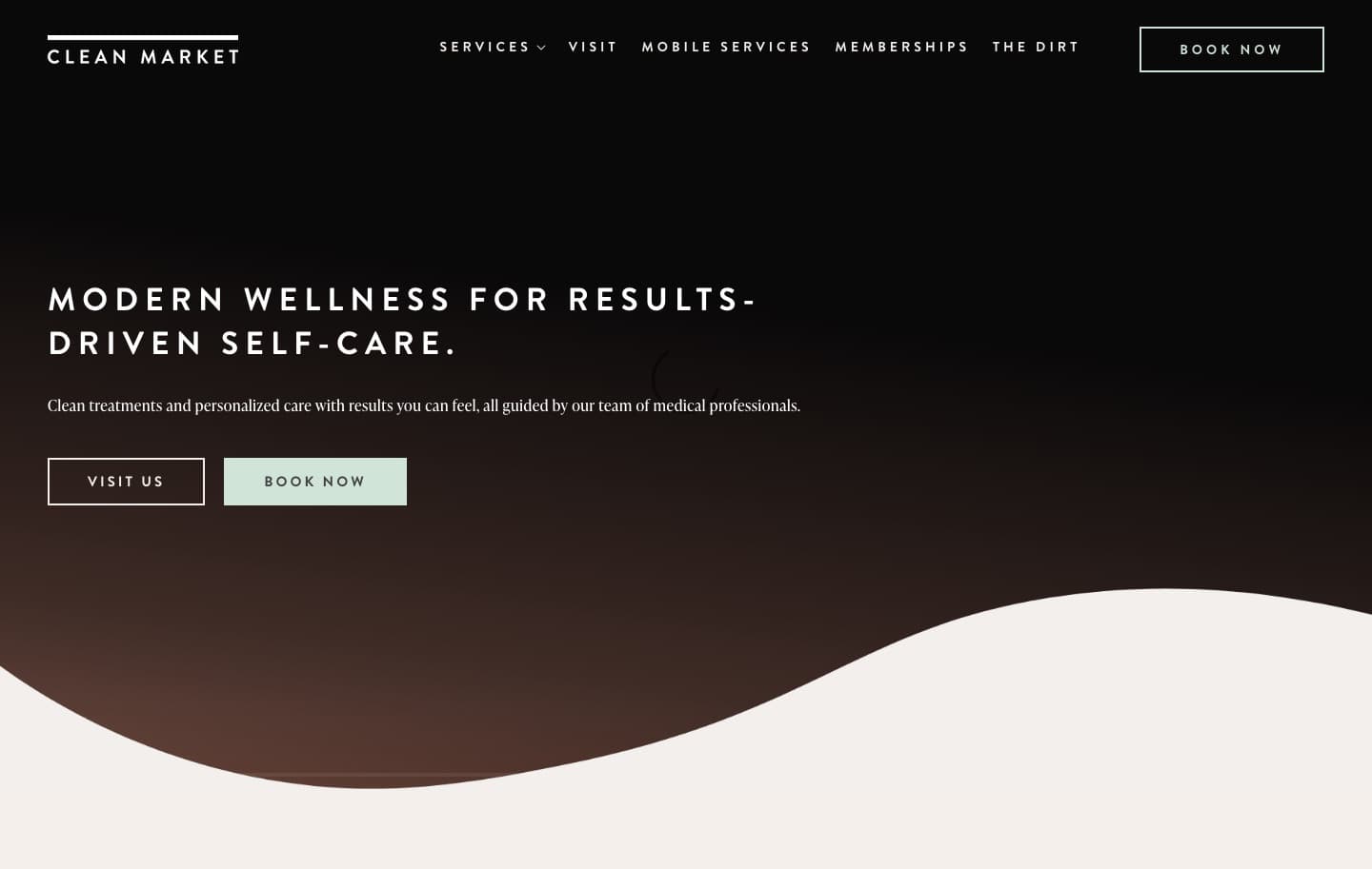 Clean Market — website preview