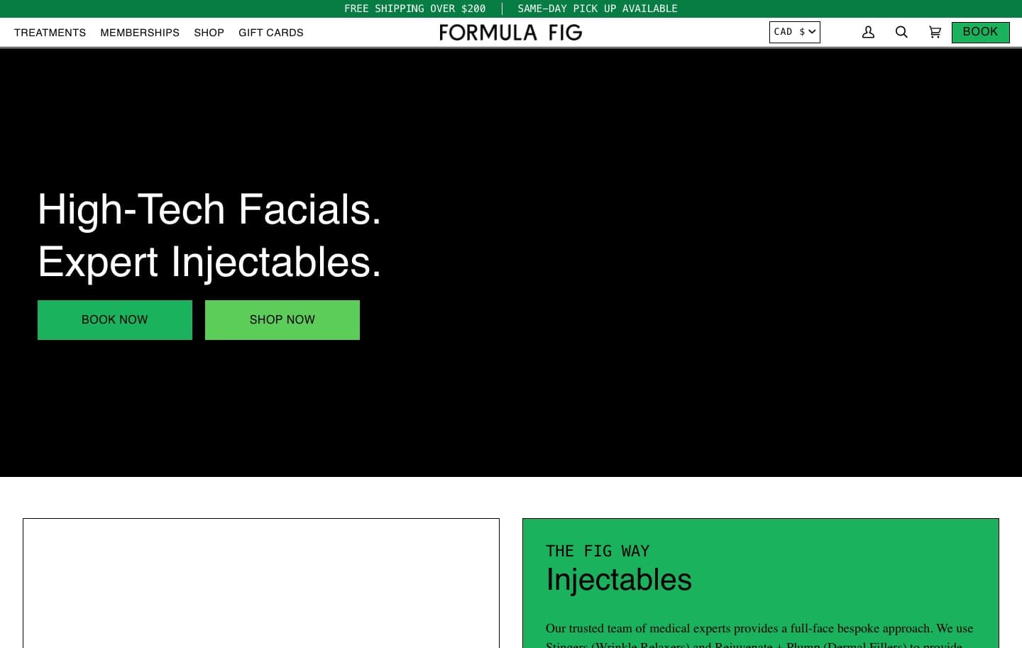 Formula Fig — website preview