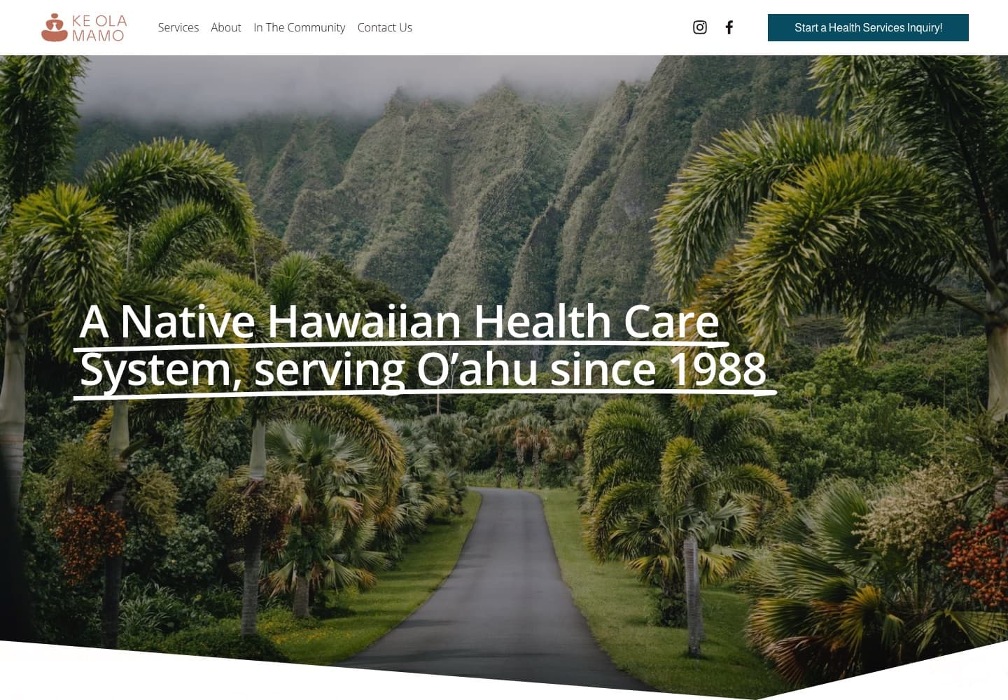 Ke Ola Mamo — website preview