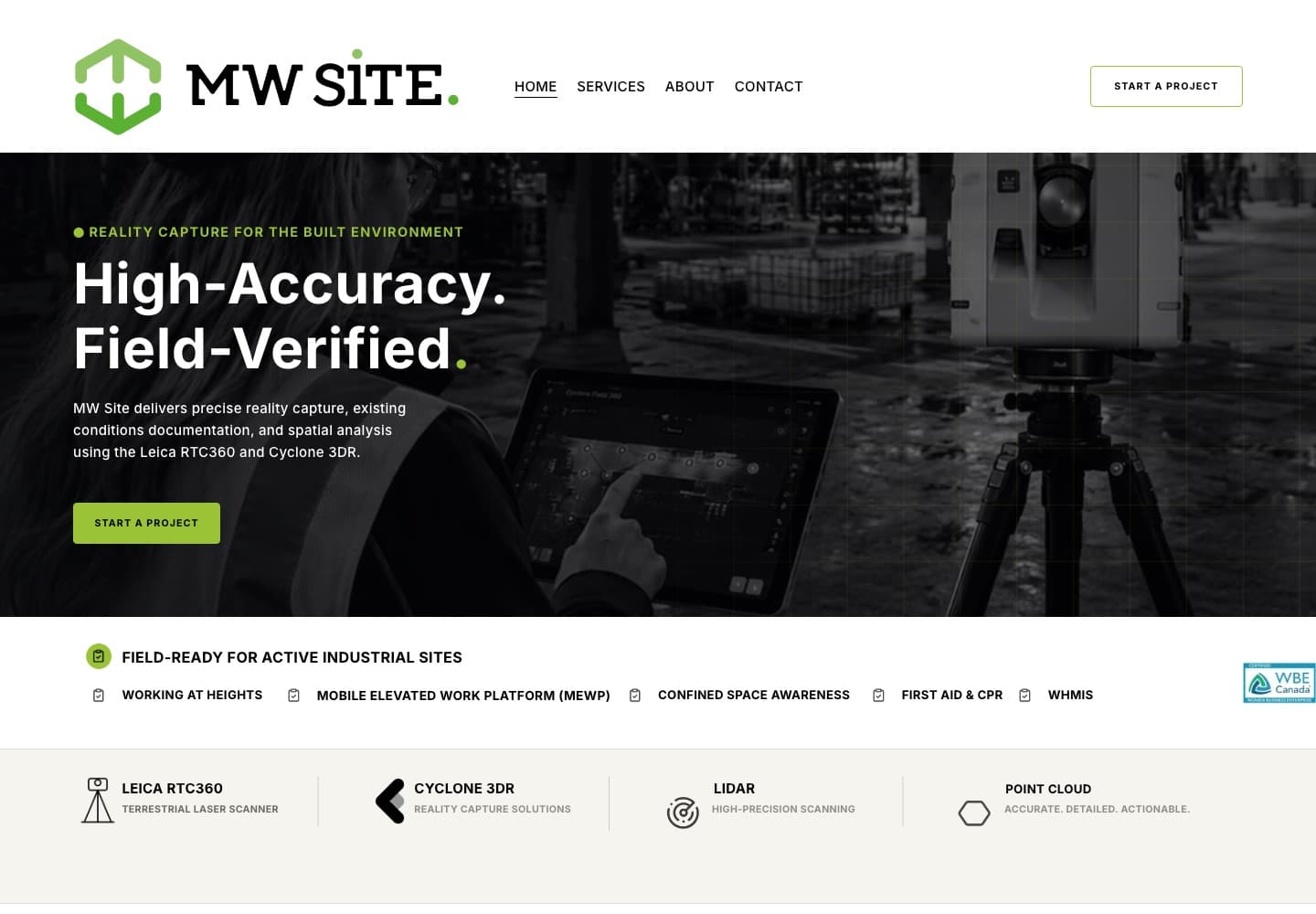 MW Site — website preview