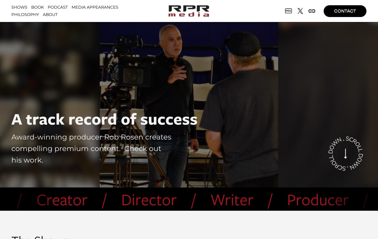 RPR Media — website preview