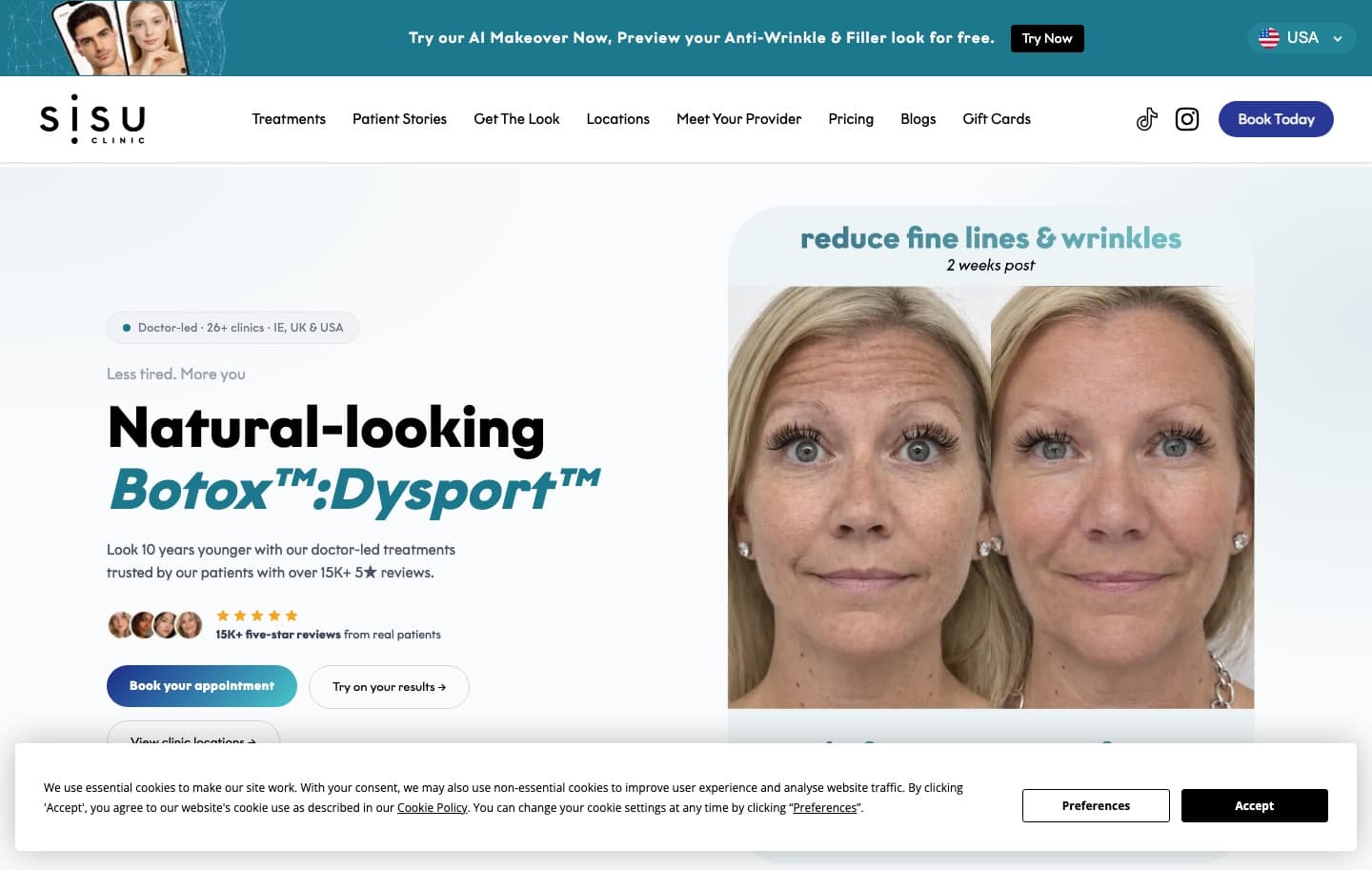 Sisu Clinic — website preview