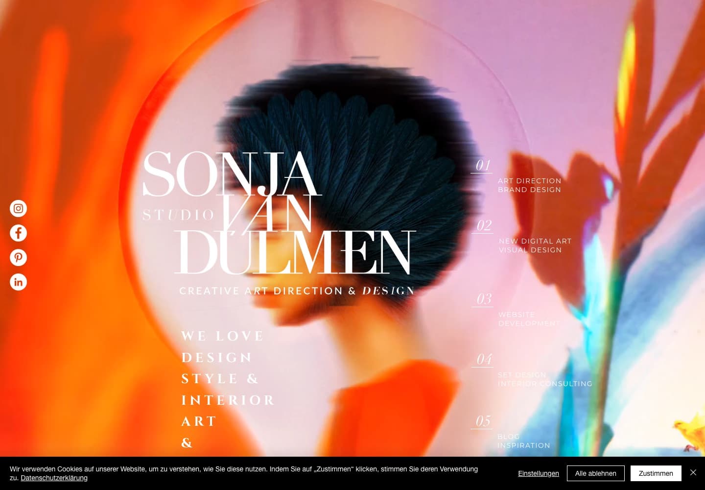 Sonja van Duelmen — website preview